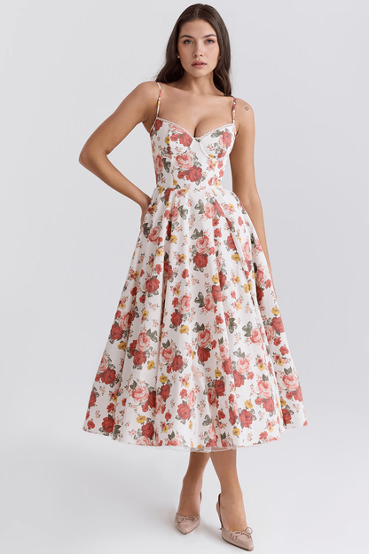 Cloe Double Layer Midi Dress