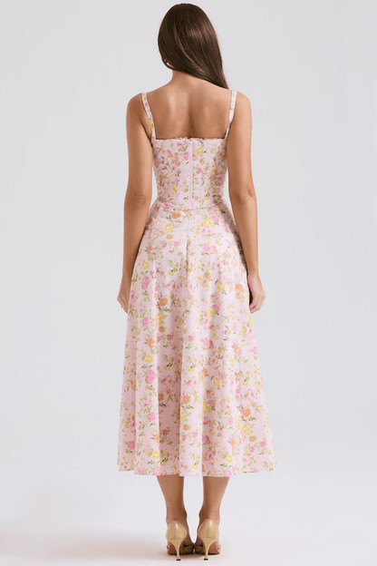 Midi Dress Louise with Removable Corset