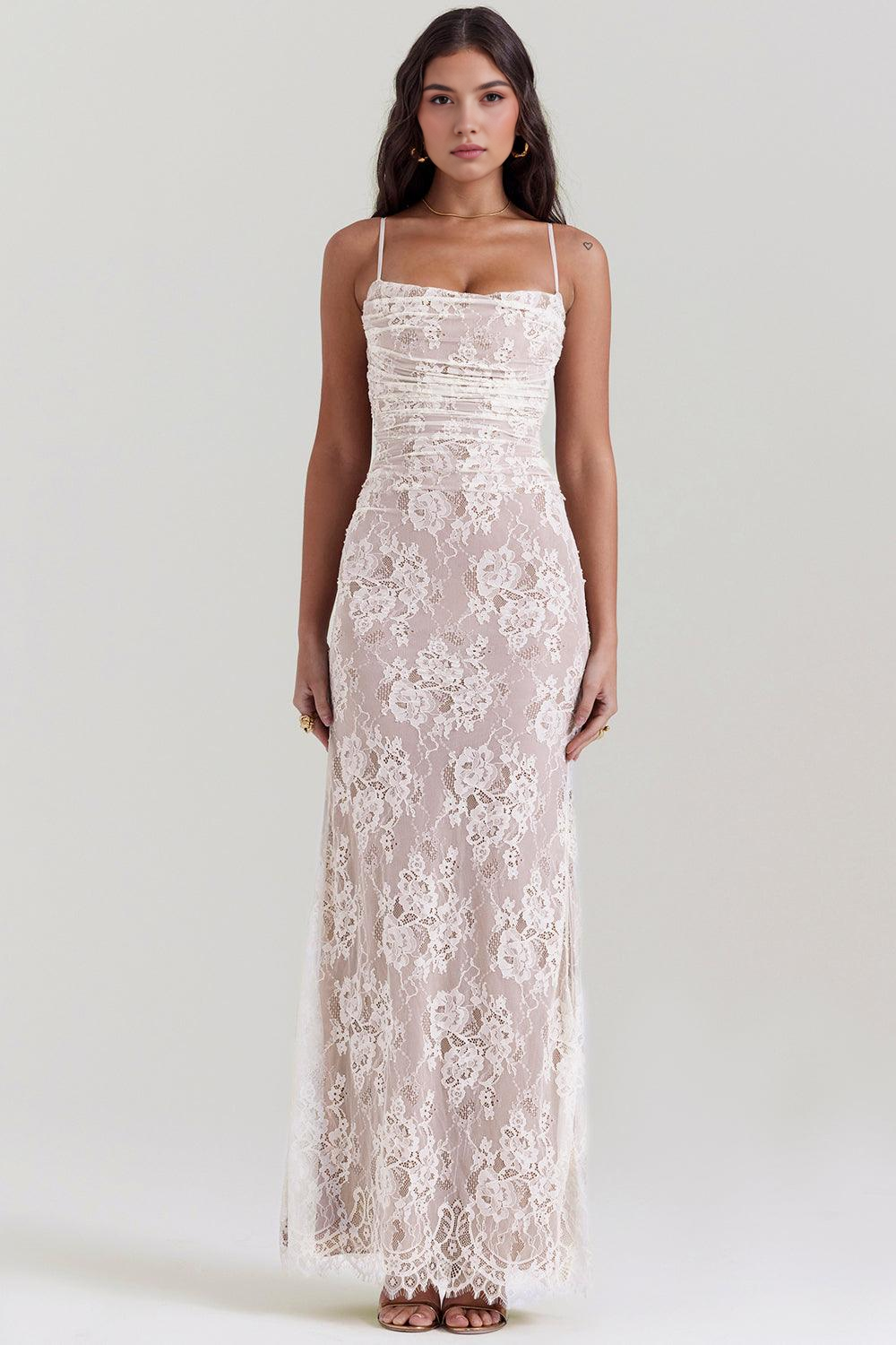 Briana Long Bustier Dress