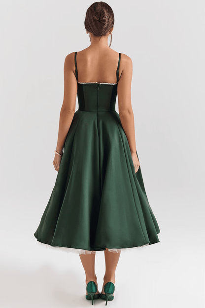 Cloe Double Layer Midi Dress